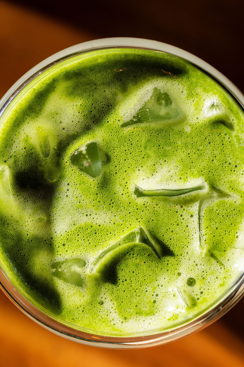 Matcha de blueberry